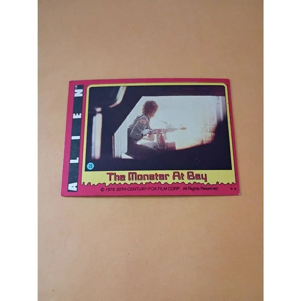 Vintage Collectibleβ1979 Alien Trading Card #75 20th Century Fox Raw Ungraded